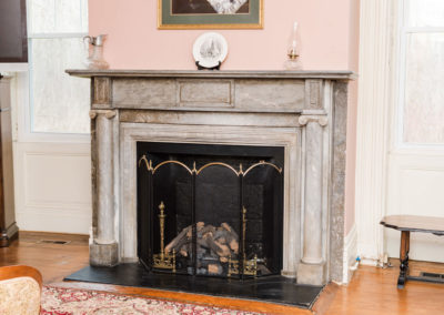 Onondaga fireplace | River Edge Mansion